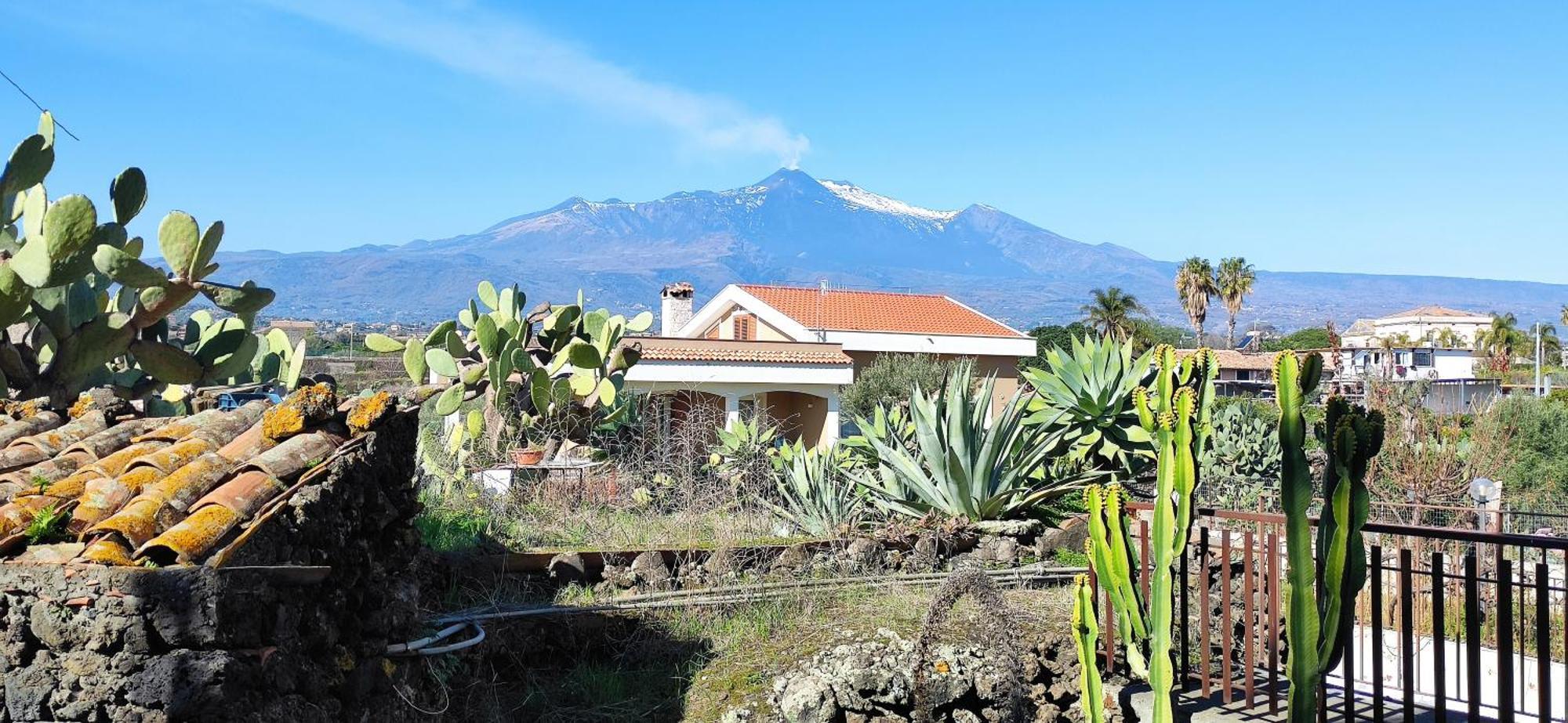 Vila Casa Del Sole Con Vista Sull'Etna A 200 Mt Dal Mare Acireale Exteriér fotografie