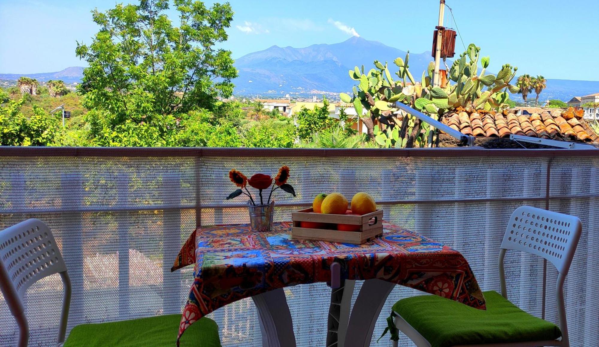 Vila Casa Del Sole Con Vista Sull'Etna A 200 Mt Dal Mare Acireale Exteriér fotografie