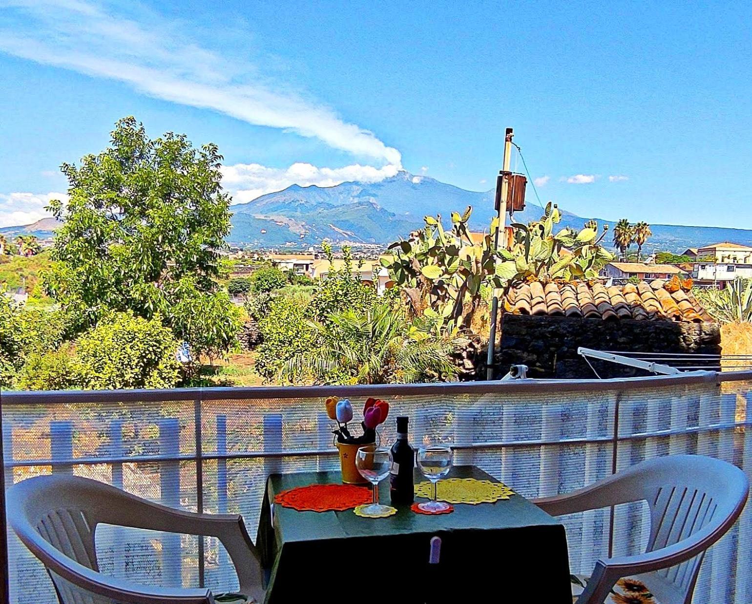 Vila Casa Del Sole Con Vista Sull'Etna A 200 Mt Dal Mare Acireale Exteriér fotografie